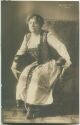 Postkarte - Maude Fay als Senta