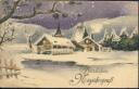 Postkarte - Herzlicher Neujahrsgruss
