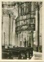 Weltenburg - Kirche des Benediktinerklosters - Vorhalle mit Orgel - Foto-AK Grossformat