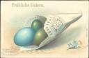 Ostern - Eier - Vergissmeinnicht - Postkarte