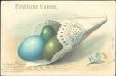 Ostern - Eier - Vergissmeinnicht - Postkarte