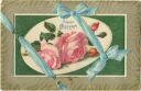 Postkarte - Fröhliche Ostern - Rosen