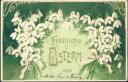 Postkarte - Fröhliche Ostern - Prägedruck