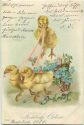 Postkarte - Fröhliche Ostern - Küken