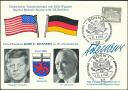 Ansichtskarte - Kennedy - Adenauer
