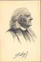 Postkarte - Franz von Liszt
