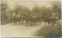 Drei Kutschen mit Pferdegespannen - Foto-AK ca. 1910