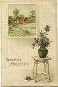 Postkarte - Pfingsten - Prägedruck