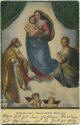 Postkarte - Raffaello Santi - Die Sixtinische Madonna