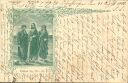 Ansichtskarte - Jesus und Jünger signiert W. Eissel - Lukas 24 Vers 29-31