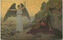 Postkarte - Der Engel des Herrn erscheint dem Propheten Elias in der Wüste