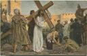 Die Heilige Schrift - Jesus nimmt das Kreuz auf sich - Künstlerkarte