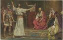 Die Heilige Schrift - Paulus vor Festus und Agrippa - Künstlerkarte
