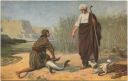 Die Heilige Schrift - Tobias und der Engel - Künstler-Ansichtskarte