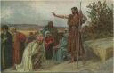 Die Heilige Schrift - Johannes predigt in der Wüste - Künstler-Ansichtskarte