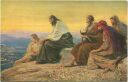 Die Heilige Schrift - Jesus weint über Jerusalem - Künstler-Ansichtskarte