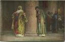Die Heilige Schrift - Der Pharisäer und der Zöller - Künstler-Ansichtskarte