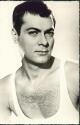 Postkarte - Tony Curtis in Trapez