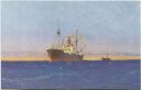 Postkarte - Oldenburg-Portugiesische Dampfschiffs-Reederei Hamburg