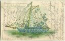 Segelschiff - Künstler-Ansichtskarte
