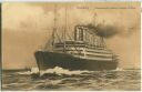 Postkarte - Kaiserin Auguste Victoria - deutsches Passagierschiff