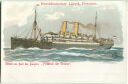 Postkarte - Dampfer Friedrich der Grosse