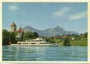 MS Beatus auf dem Thunersee bei Spiez - AK Grossformat