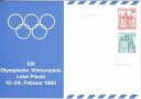 Ansichtskarte - Sport - Olympia Privatganzsache - Lake Placid 1980