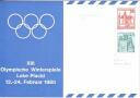 Ansichtskarte - Sport - Olympia Privatganzsache - Lake Placid 1980