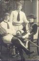 Foto-AK - Zerbst - Studenten 1912