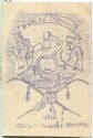 Postkarte - Kommers - Einladung 1912