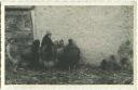 Hühner - Foto-AK 40er Jahre