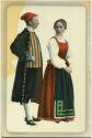 Postkarte - Schweden - Tracht - Västergötland - kostym ca. 1910