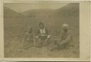 Mazedonien - Familie auf dem Feld - Foto-AK