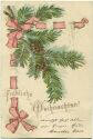 Postkarte - Fröhliche Weihnachten - Prägedruck