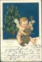 Gruss vom Christkind - Postkarte