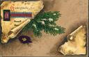 Postkarte - Gesegnete Weihnachten - Tannenzweig