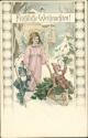 Fröhliche Weihnachten - Engel - Postkarte
