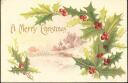 Postkarte - Weihnachten - A Merry Christmas