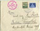Zeppelin - Luftschiff-Post - Olympiafahrt 1936 - grossformatiger Briefumschlag
