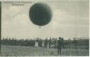 Postkarte - Neuengamme - Ballon - Füllung an der Erdgasquelle