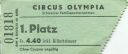 Schweizer Familienunternehmen Circus Olympia - Eintrittskarte