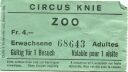 Circus Knie - Eintrittskarte - Zoo