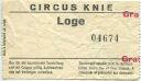 Circus Knie - Eintrittskarte - Loge