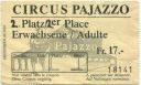 Cirkus Pajazzo - Eintrittskarte