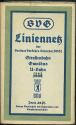 Liniennetz der Berliner Verkehrs-Betriebe - BVG - 1939