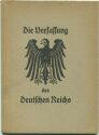 Die Verfassung des Deutschen Reichs vom 11. August 1919