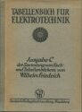 Tabellenbuch für Elektrotechnik - Ausgabe C der Sammlung