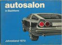 Autosalon in Buchform - Jahresband 1970