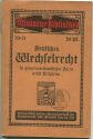 Miniatur-Bibliothek Nr. 70-71 - Deutsches Wechselrecht